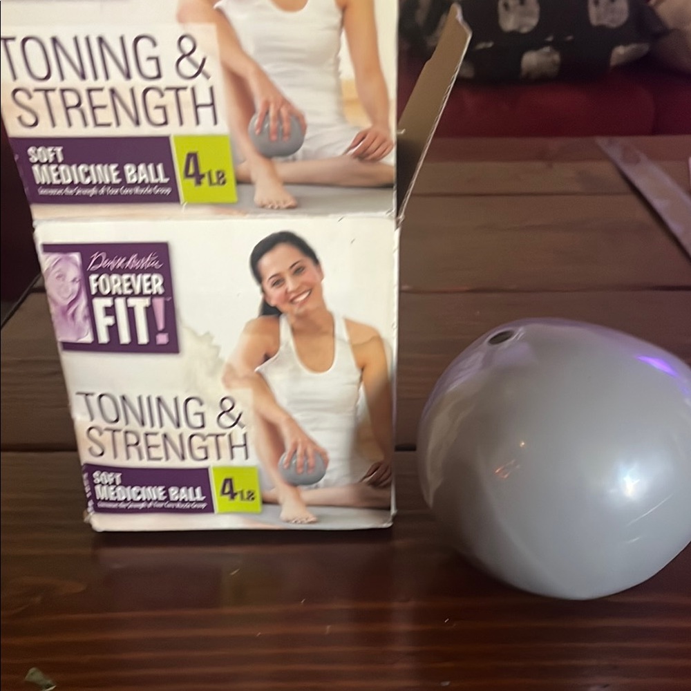 Gray Soft Medicine Ball 4 lb